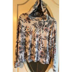 Calvin Klein long sleeve hooded T-shirt size M